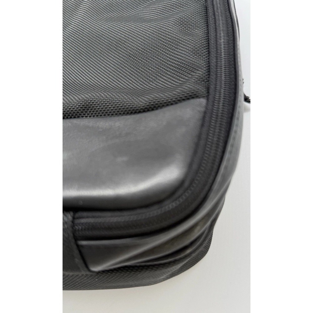 TUMI Laptop Shoulder Bag Brief‎ Bag Black Ballistic Nylon Organizer - Picture 10 of 15
